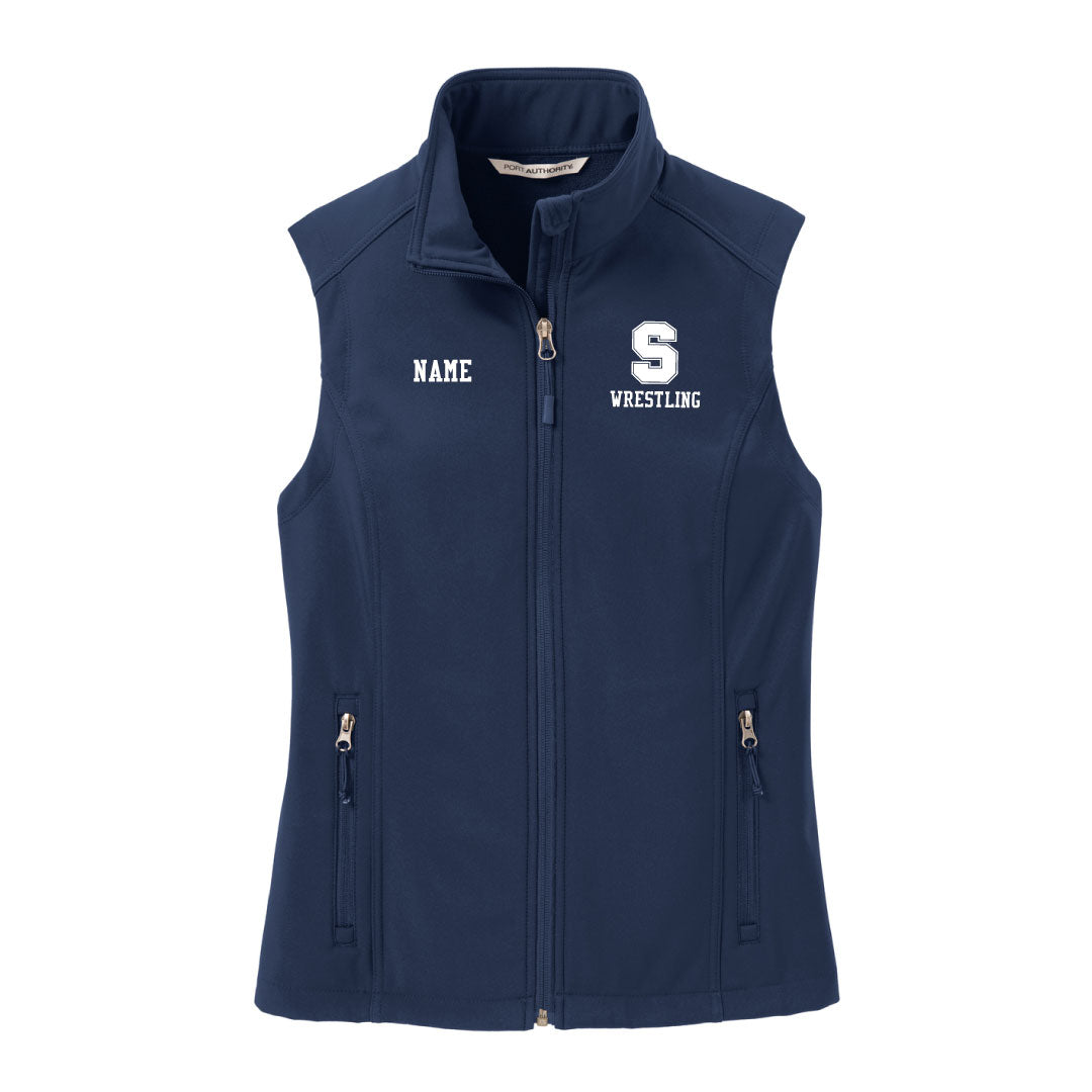 Staples Wrestling Soft Shell Vest Logowear Staples Wrestling Ladies XS