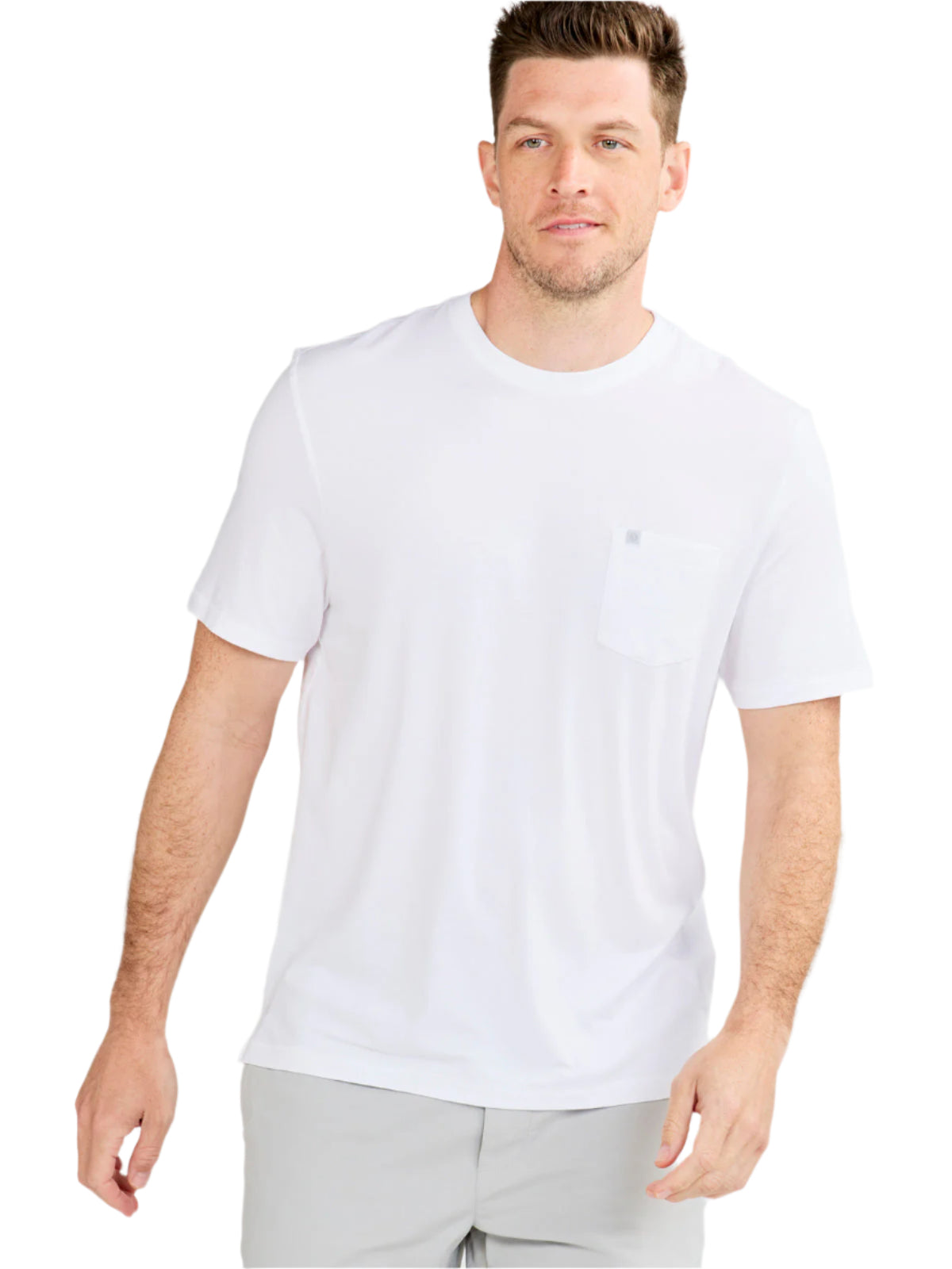 Tasc Mens Seaside Pocket T Shirt Apparel Tasc White Small