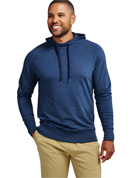 Tasc Men's Varsity French Terry Hoodie Apparel Tasc Classic Navy Heather-417 Small