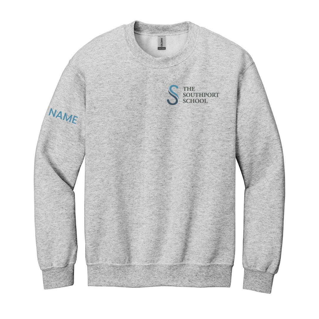 The Southport School Grey Crewneck Sweatshirt Logowear The Southport School