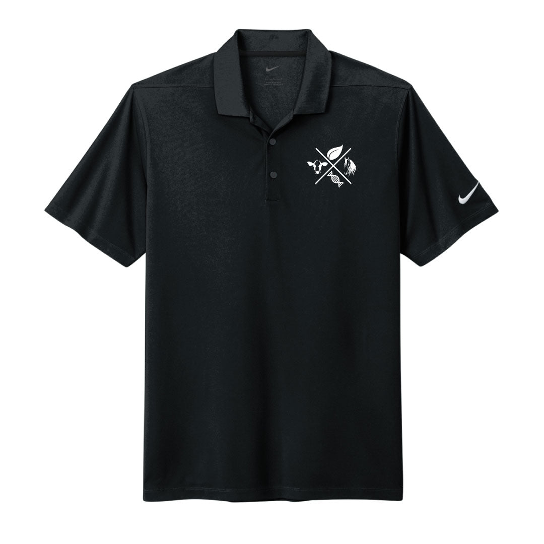 Trumbull Ag and Biotech Nike Dri Fit Polo Logowear Trumbull Ag & Biotech Black Mens S