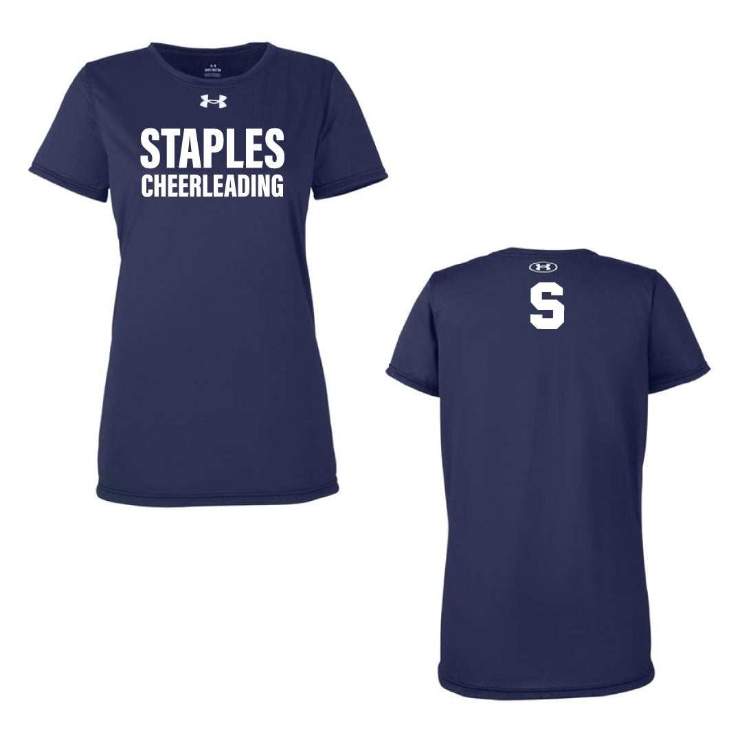 Staples Cheer Camp UA Tee Logowear Staples Cheerleading Ladies XS
