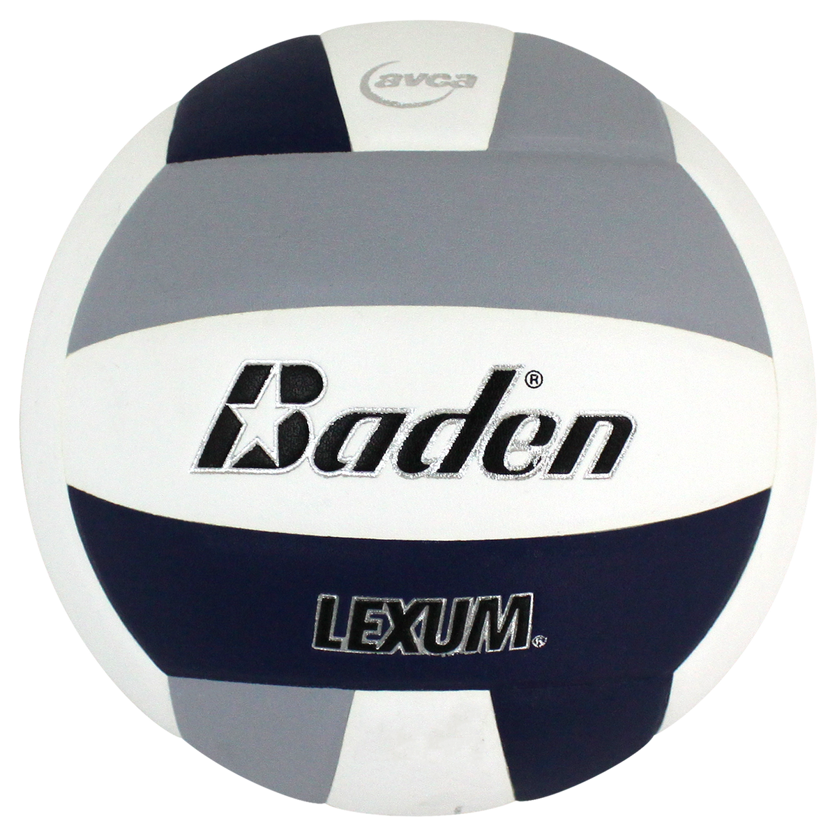 Baden Lexum Microfiber Volleyball (Non NFHS) Equipment Baden Navy/Gray/White