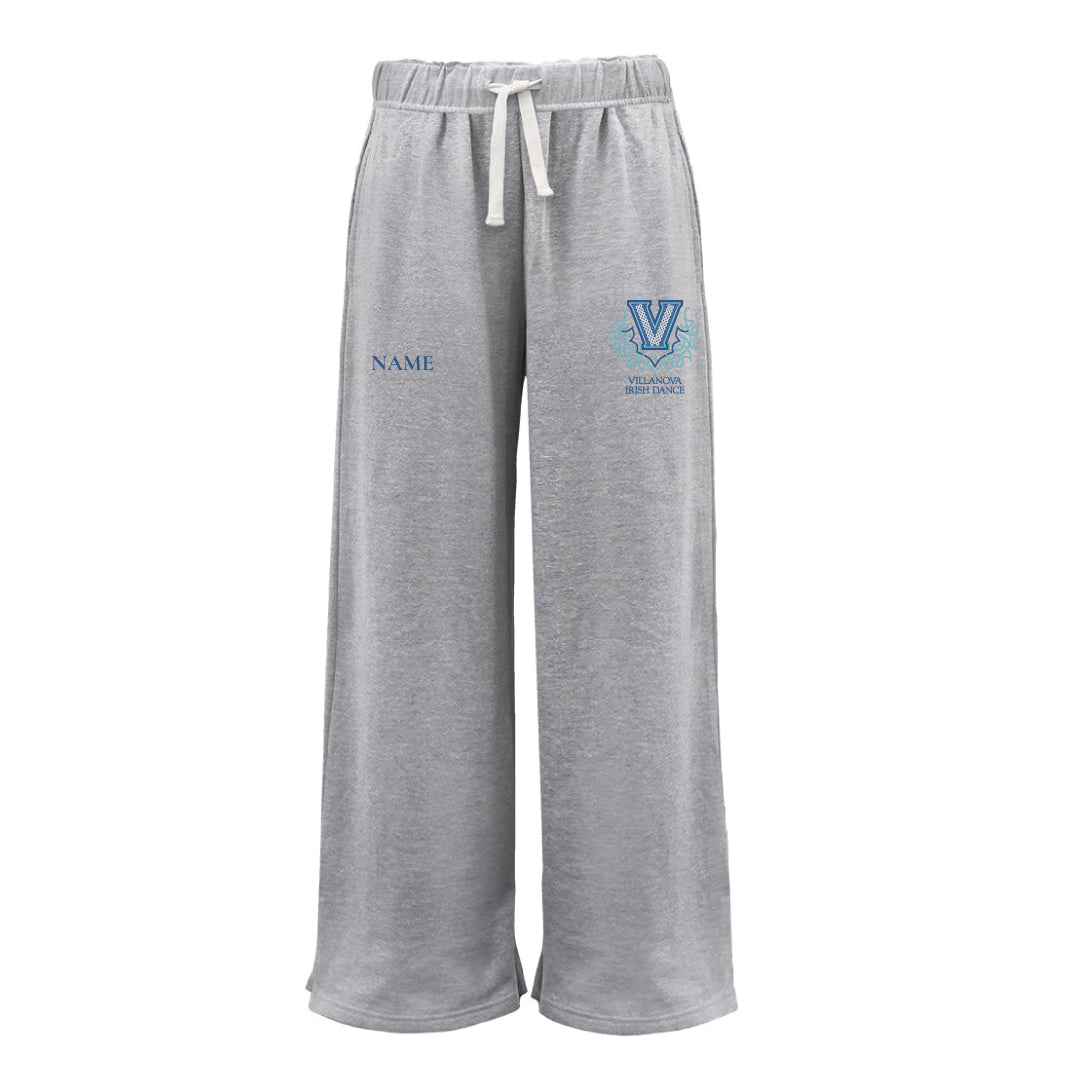 Villanova Irish Dance Wide Leg Sweatpant Logowear Villanova Irish Dance Grey Ladies XS