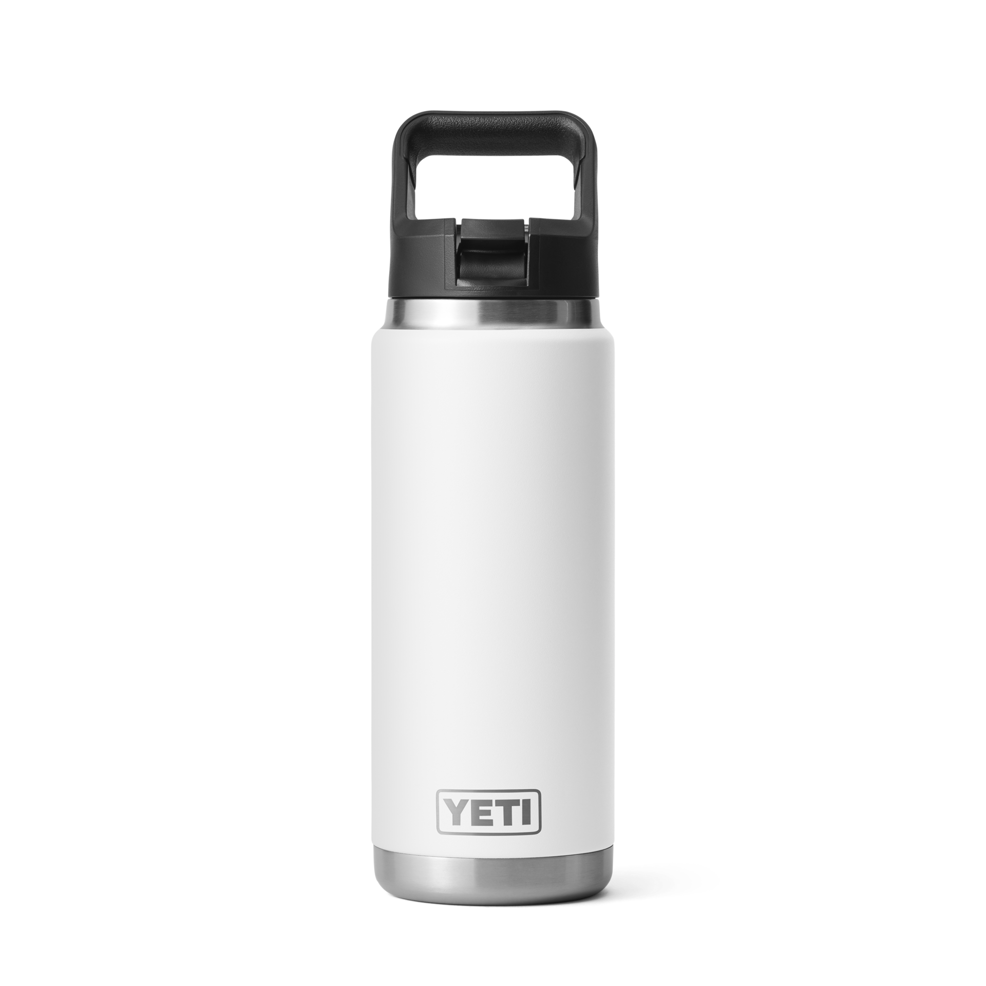 Yeti 26 oz Rambler Bottle w/Straw Cap Accessories Yeti White