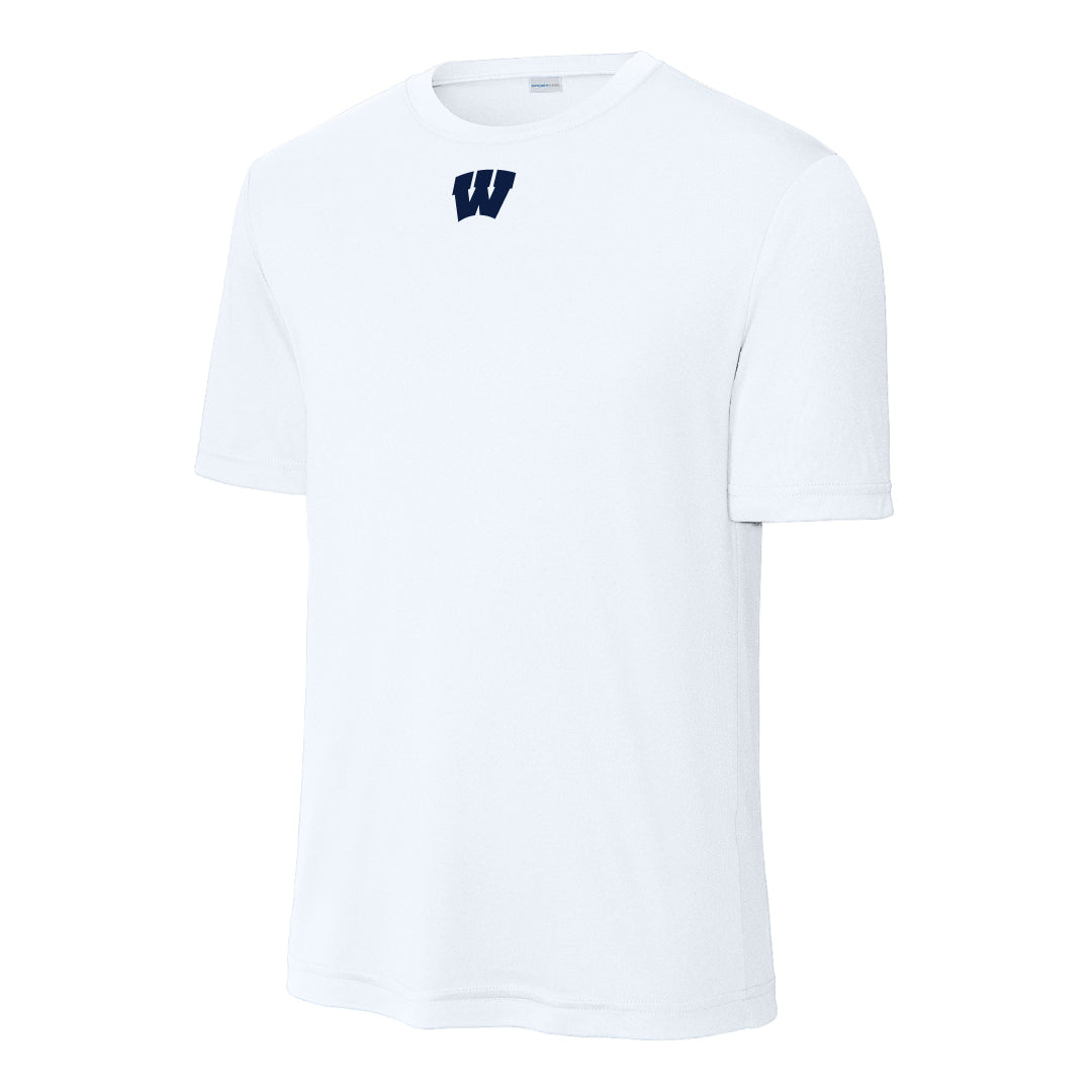 Westport Basketball Performance Short Sleeve Logowear Westport Basketball White Youth S W