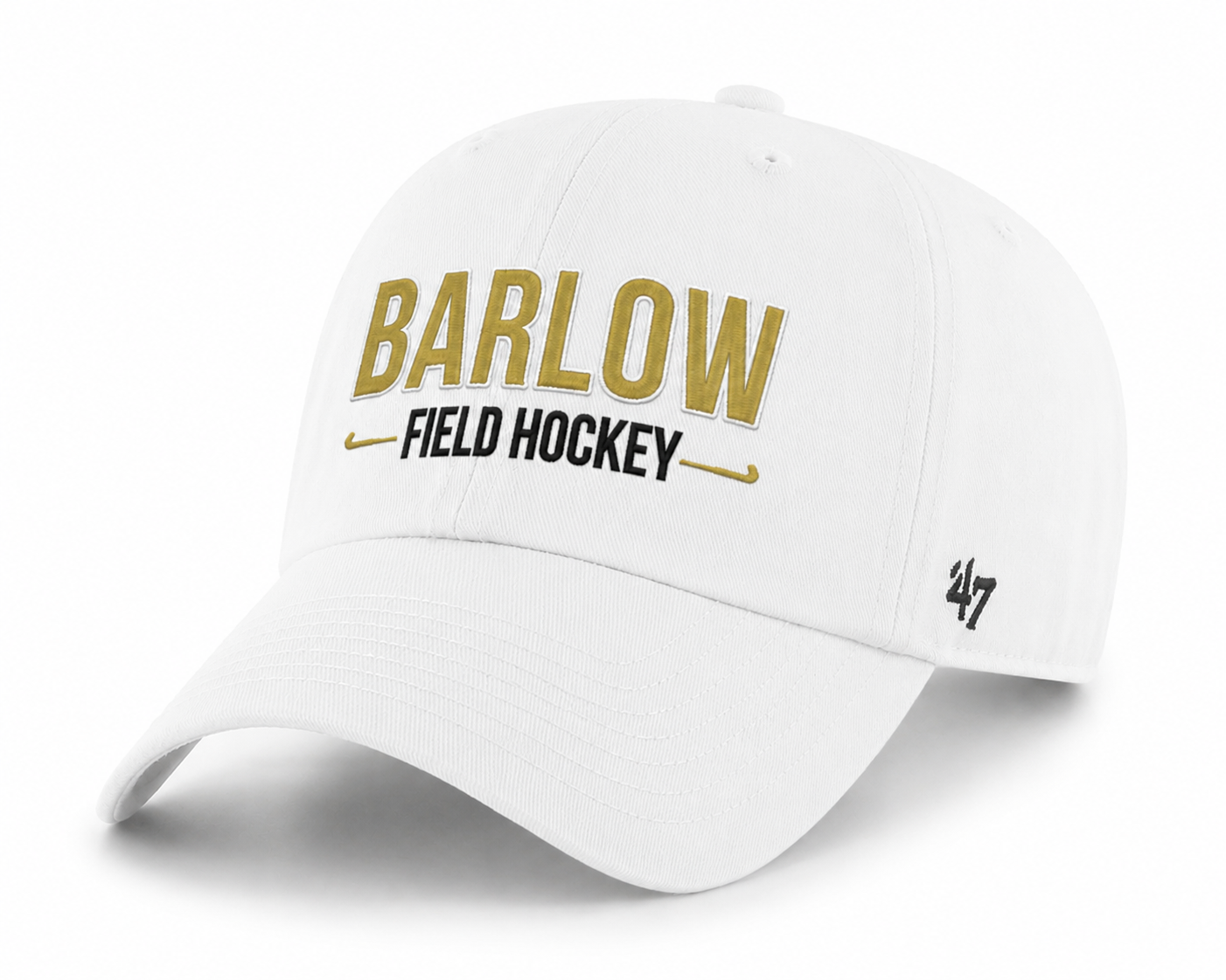 Barlow Field Hockey Baseball Hat Logowear Barlow Field Hockey White