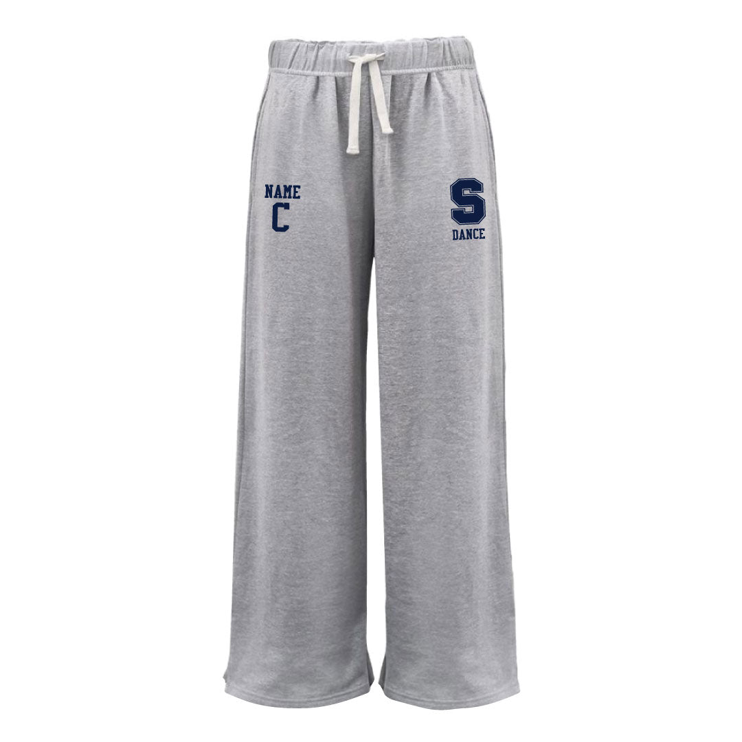 Staples Dance Team Wide Leg Sweatpants Logowear Staples Dance Team Grey Ladies XS