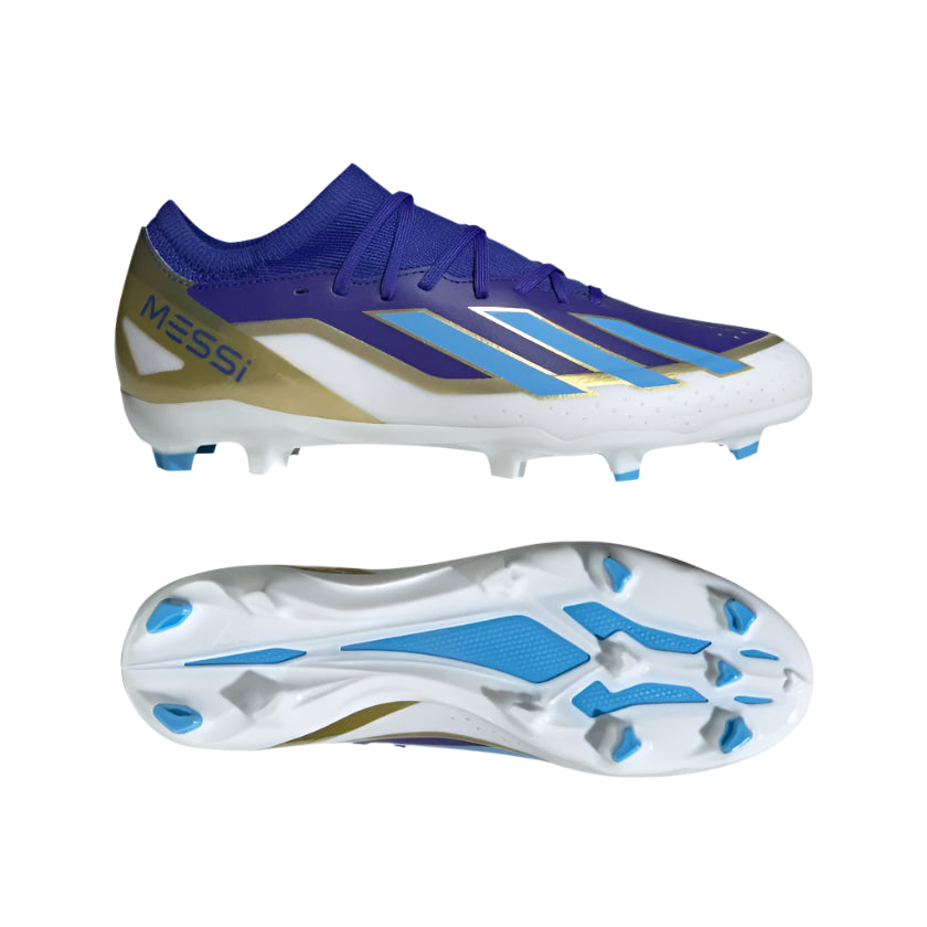 adidas X Crazyfast League FG Soccer Cleats Footwear Adidas Blue/Blue/Footwear White-ID0712 6.5