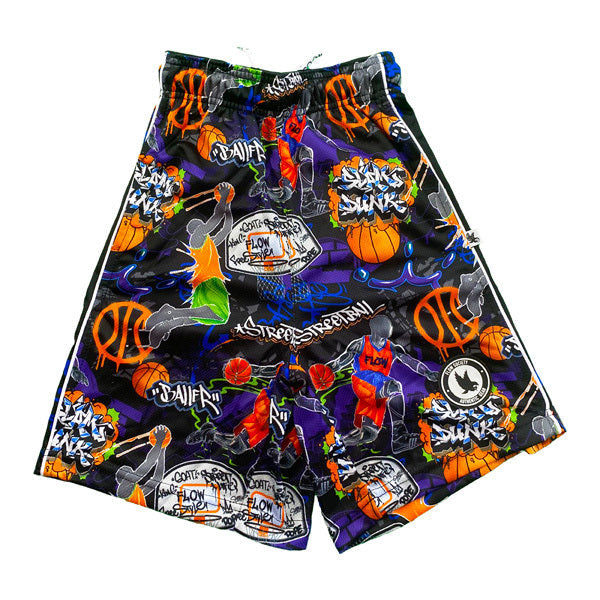 Flow Society Kids Graffiti Streetball Attack Short Apparel Flow Society XSmall