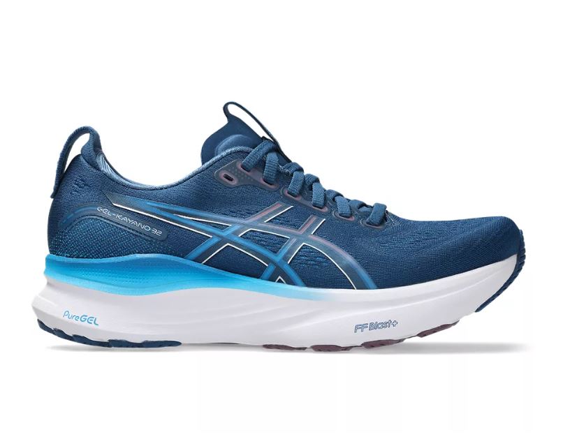 ASICS Women's Gel-Kayano 32 Footwear ASICS Twilight Blue/Velvet Purple-404 9 Medium-B