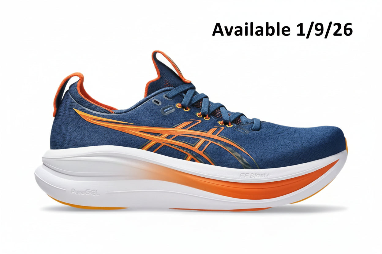 ASICS Men's Gel-Nimbus 28 Footwear ASICS Twilight Blue/Anzu-401 7.5 Medium-D