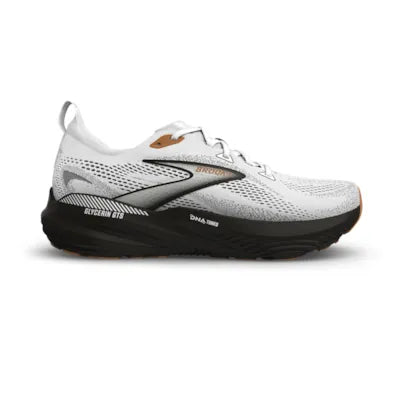 Brooks Men's Glycerin GTS 22 Footwear Brooks White/Grey/Black-135 10.5 Medium-D