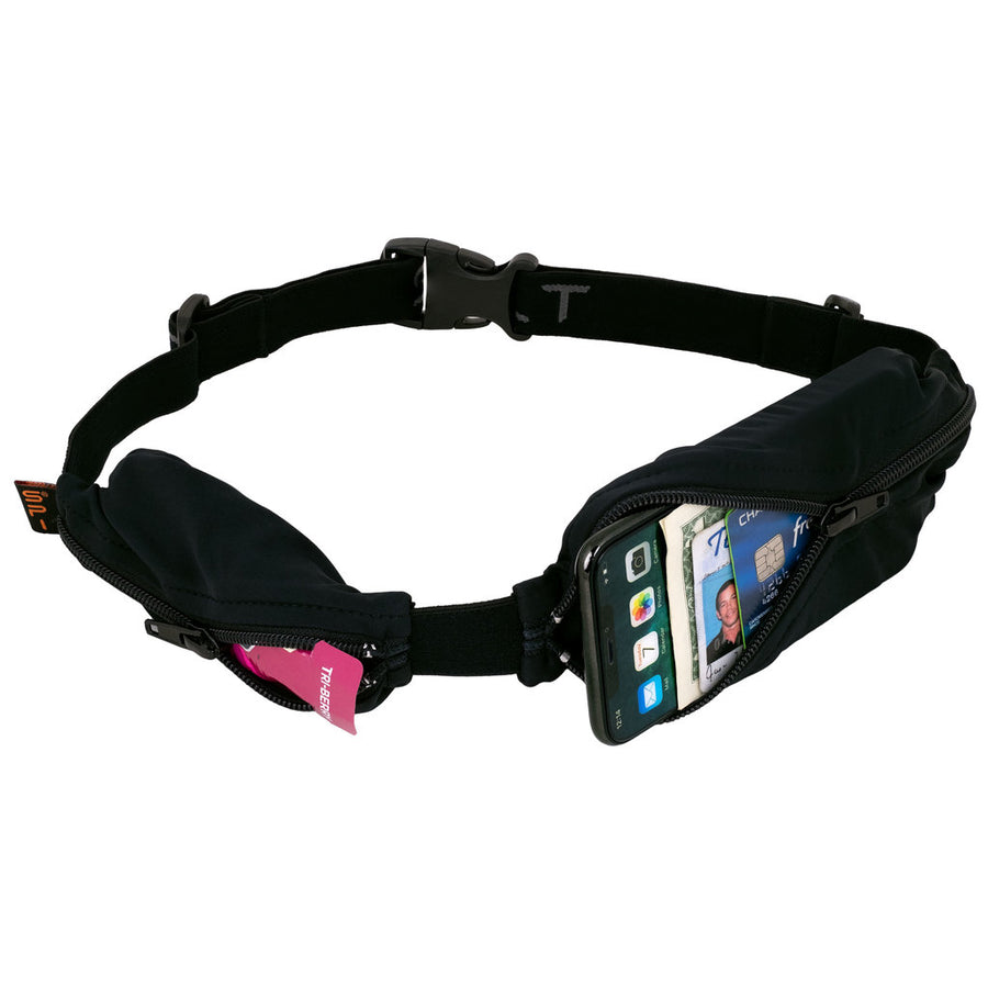 Spibelt Dual Pocket Accessories SPIBELT Black w/Black Zipper
