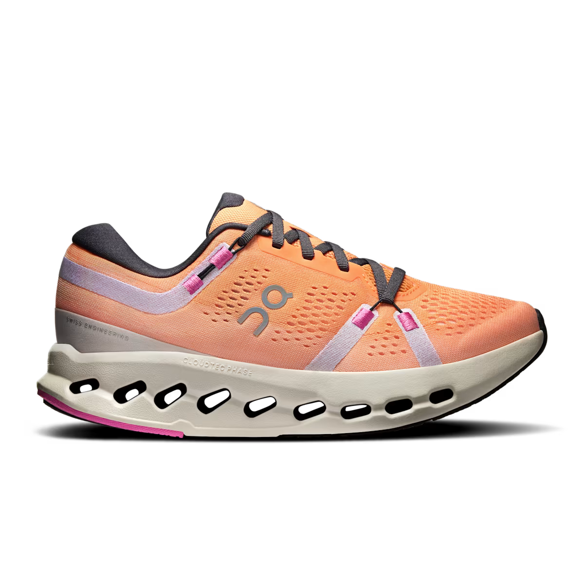 ON Women's Cloudsurfer 2 Footwear ON Tangerine/Ivory 6
