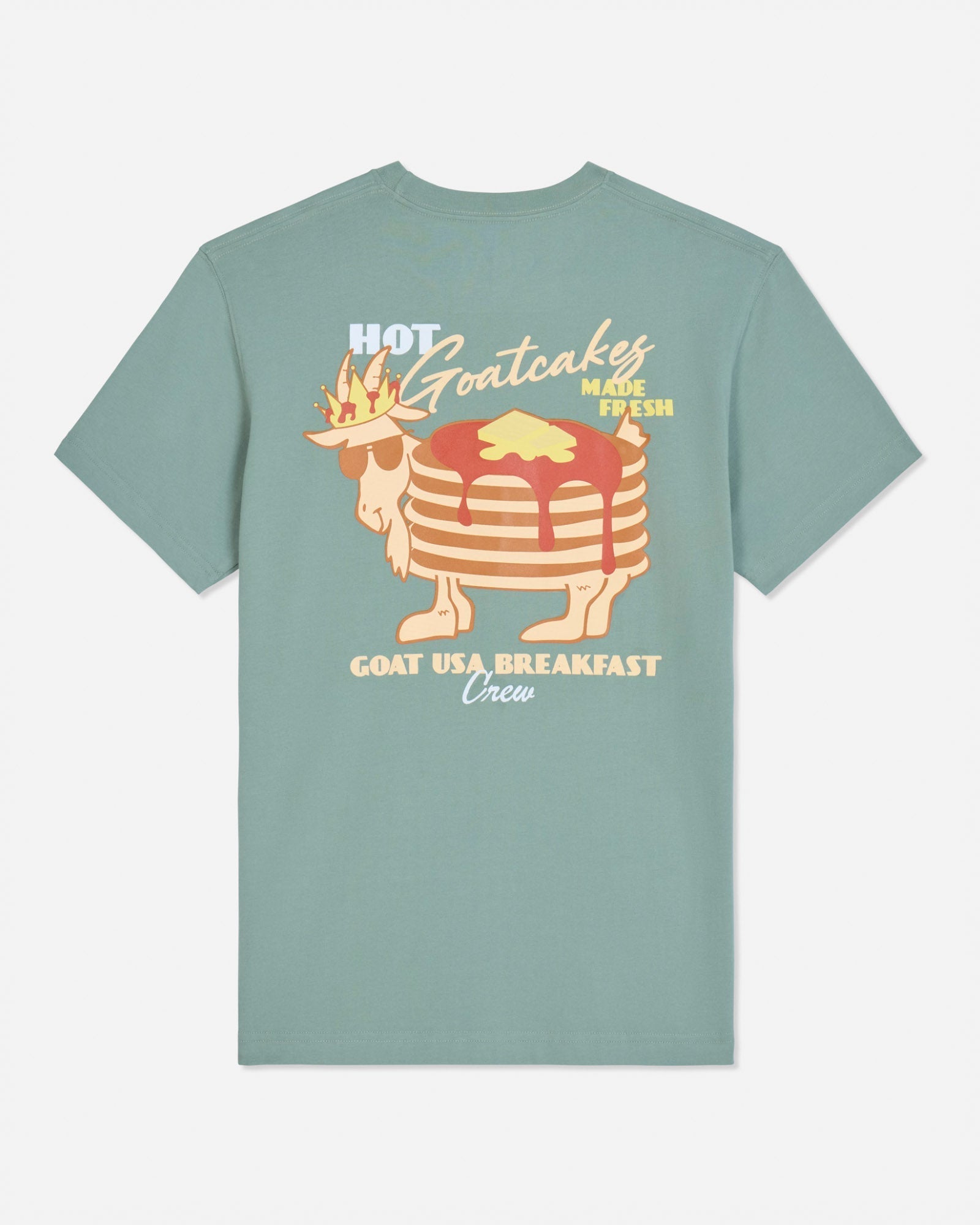 Goat USA Youth Goatcakes Graphic T-Shirt Apparel Goat USA Stepped Sage Youth XSmall