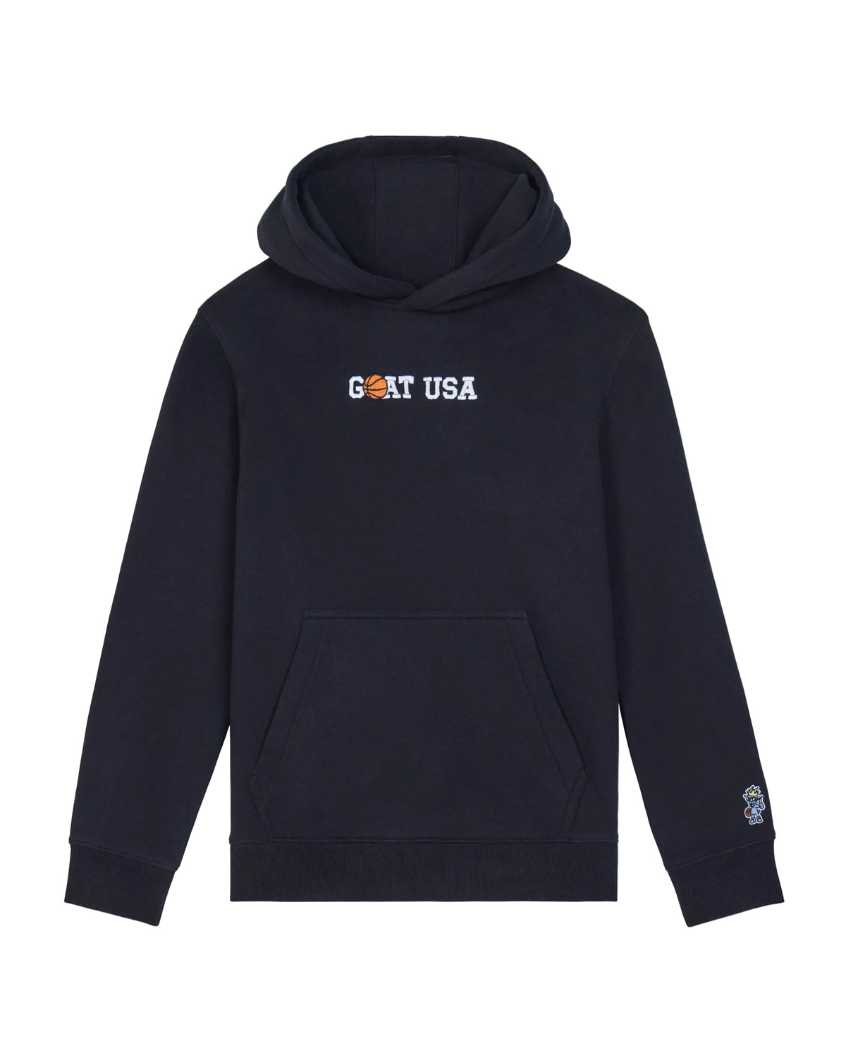Goat USA Youth Basketball Billboard Hooded Sweatshirt Apparel Goat USA Black Youth XSmall