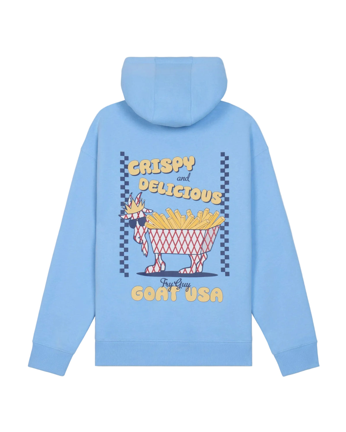 Goat USA Youth Fries Hooded Sweatshirt Apparel Goat USA Carolina Blue Youth XSmall