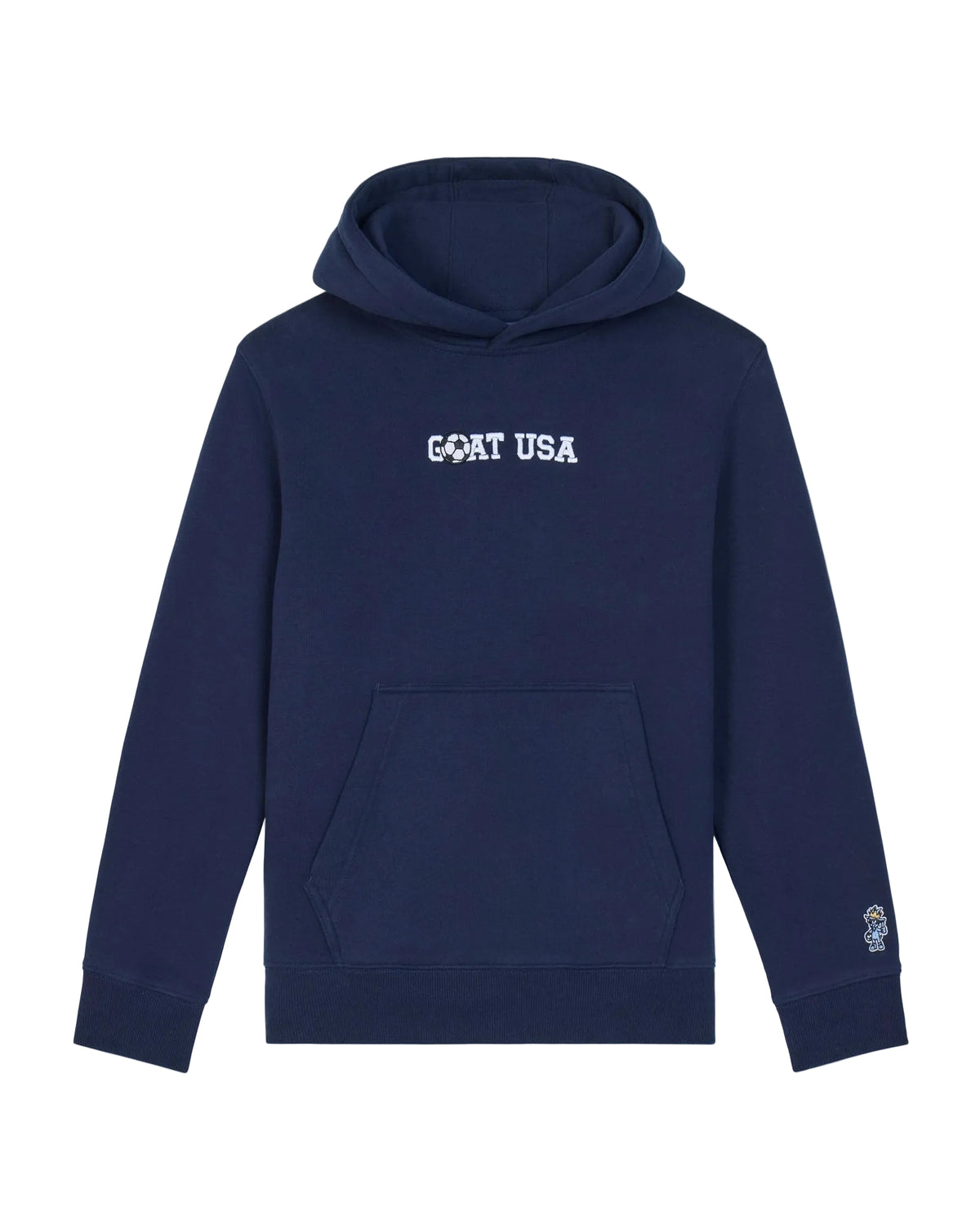 Goat USA Youth Soccer Billboard Hooded Sweatshirt Apparel Goat USA Navy Blazer Youth XSmall