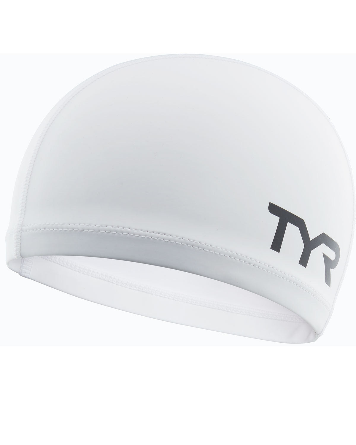 TYR Silicone Comfort Swim Cap Equipment TYR White