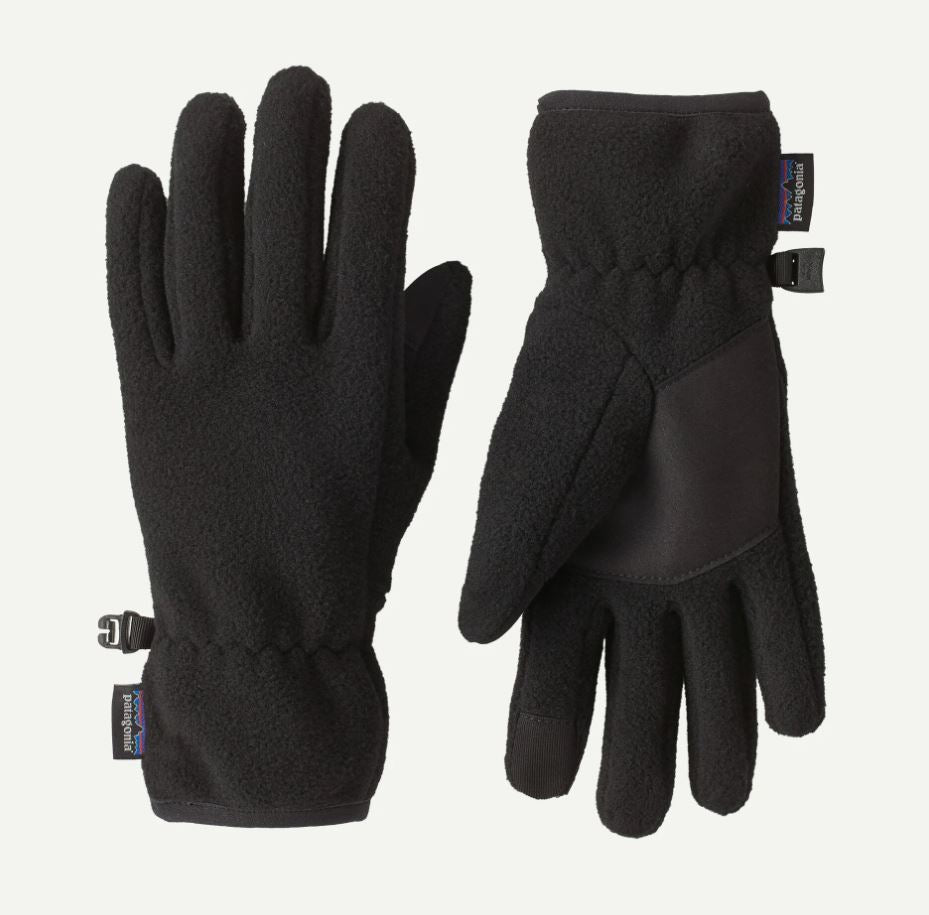 Patagonia Kids' Synchillaâ„¢ Fleece Gloves Accessories Patagonia Black Solid-BKSO Small