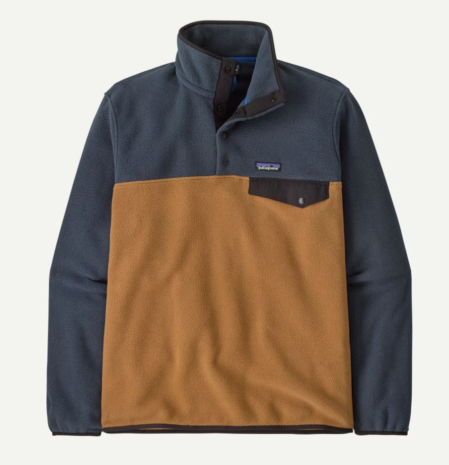 Patagonia Men's Lightweight Synchilla® Snap-T® Fleece Pullover Apparel Patagonia Deer Brown-DRBN Small
