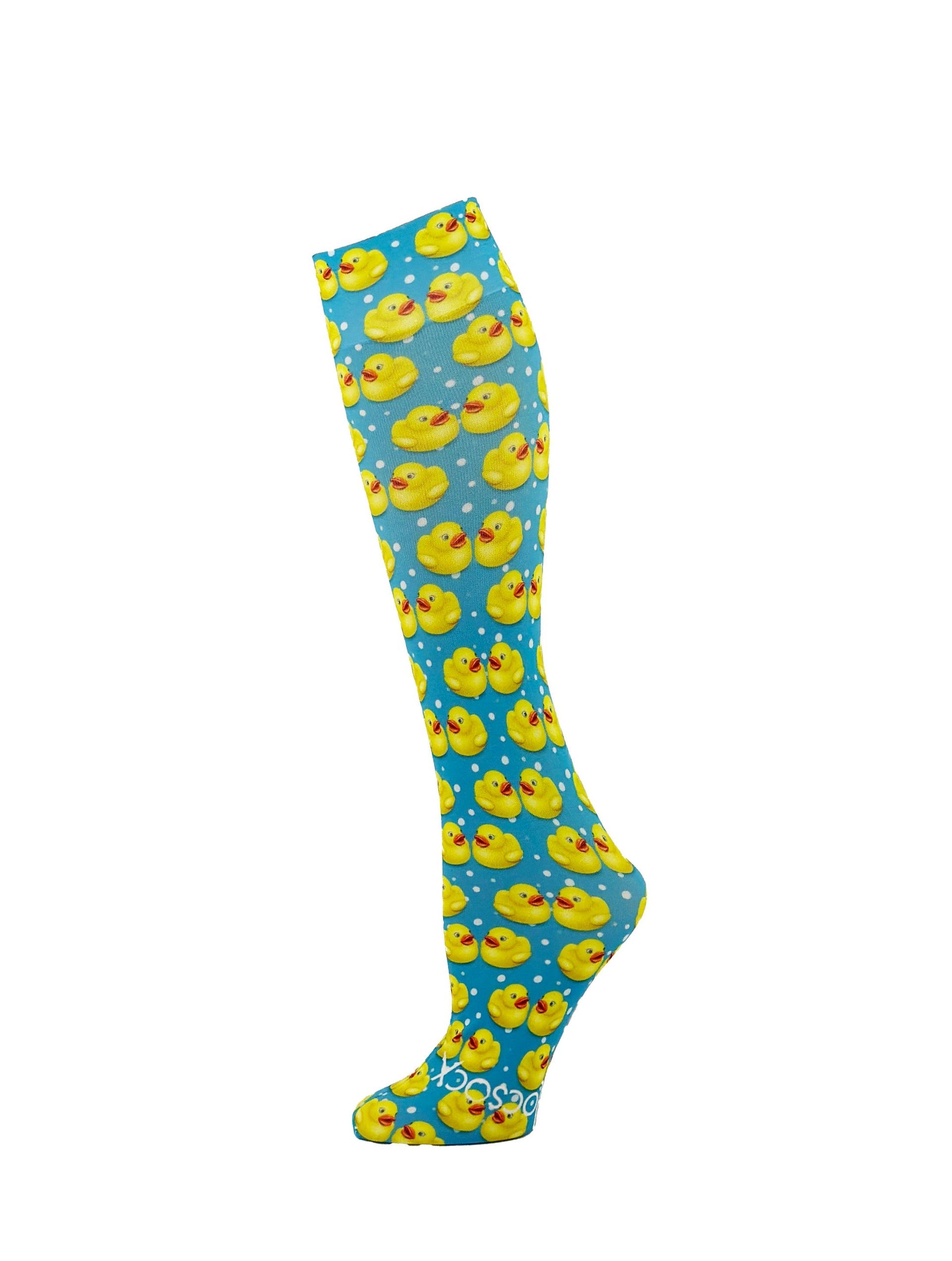 Hocsocx Liner Socks Apparel Hocsocx Rubber Duckies Youth: shoe sizes 13-4