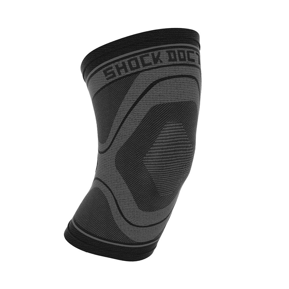 Shock Doctor Compression Knit Knee Sleeve Accessories United Sports Brands XS Grey/Black
