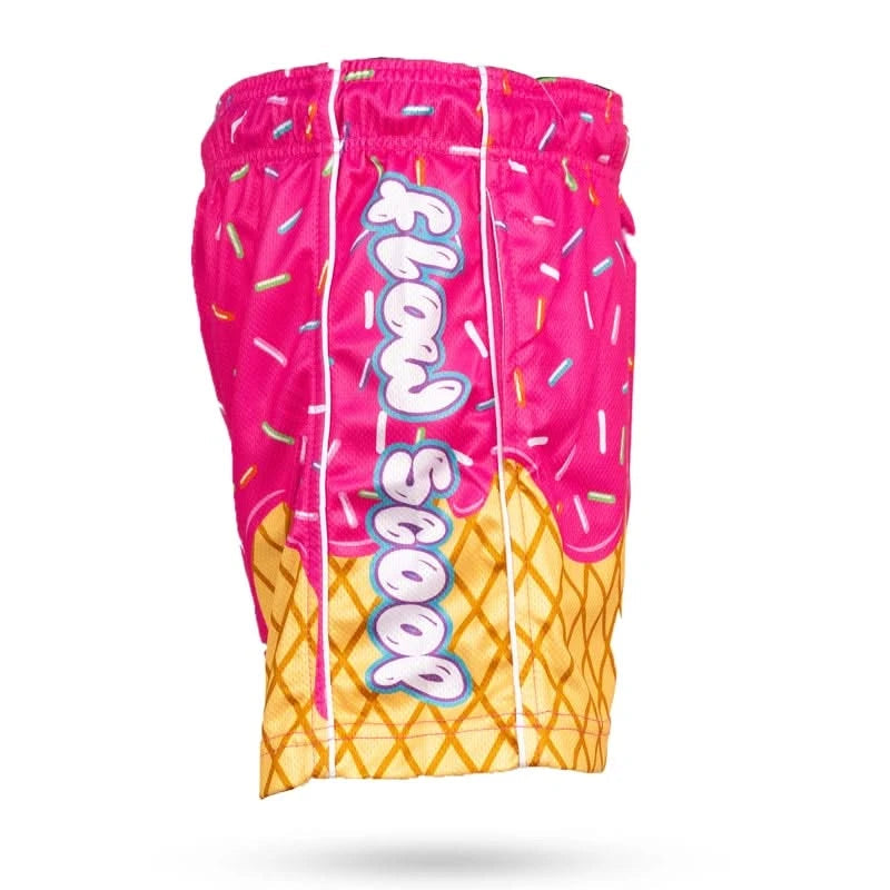Flow Society Boys Flow Scoop Short Pink Apparel Flow Society