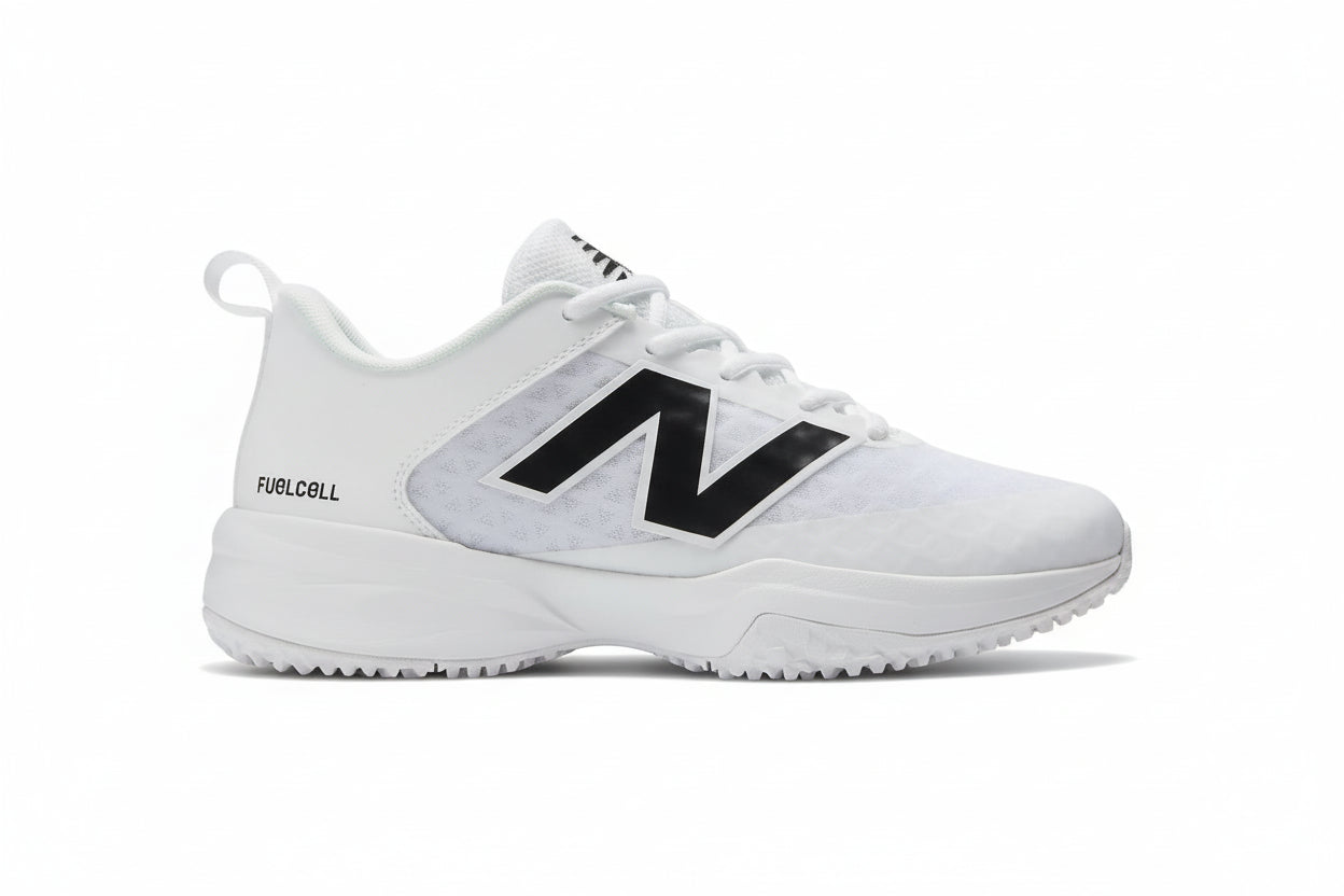 New Balance Men's FuelCell 4040v8 Turf Trainer Footwear New Balance White-W 5 Medium-D