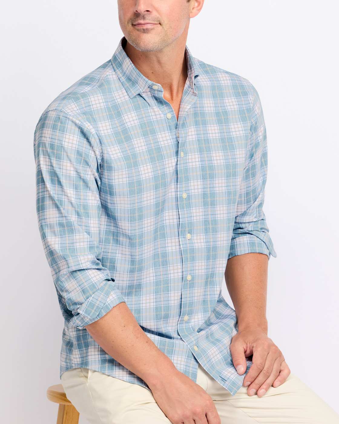 Johnnie-O Men's Hendley Button-Down Shirt Apparel Johnnie-O Laguna Blue Small
