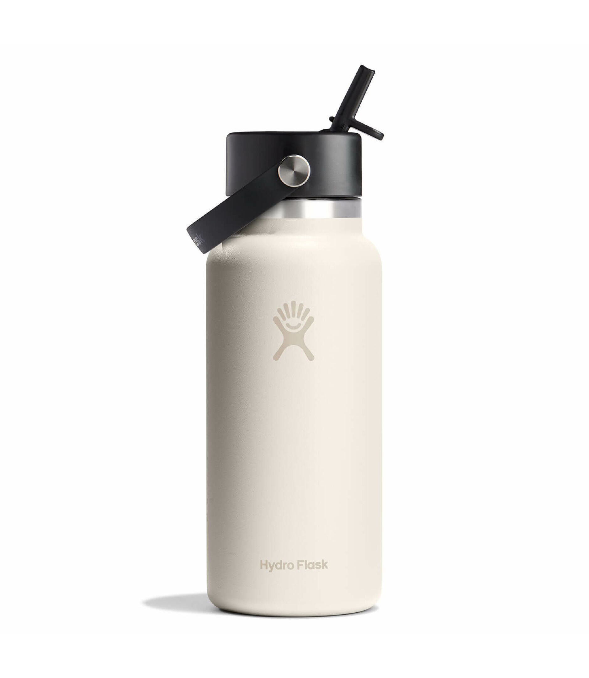 Hydro Flask 32 oz Wide Mouth with Flex Straw Cap Accessories Hydro Flask Ivory