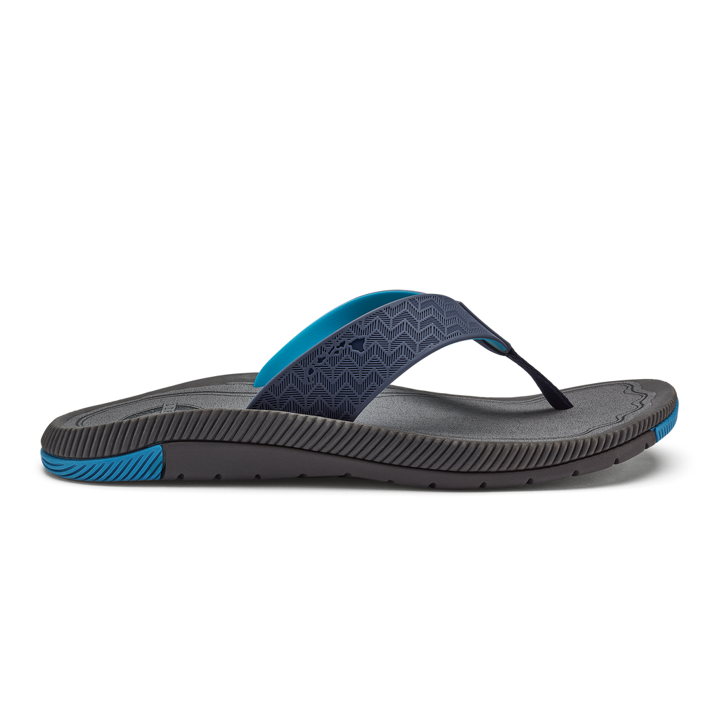 Olukai Mens Awiki Footwear Olukai 8 Trench Blue/Pavement