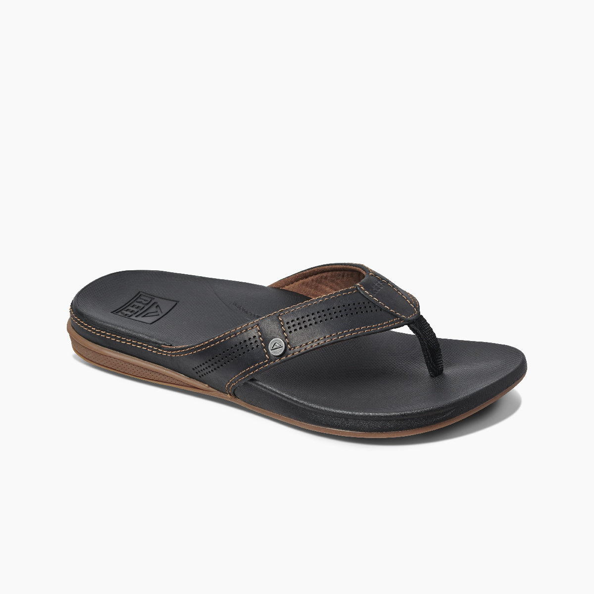Reef Mens Cushion Bounce Lux Footwear Reef Black/Brown 8
