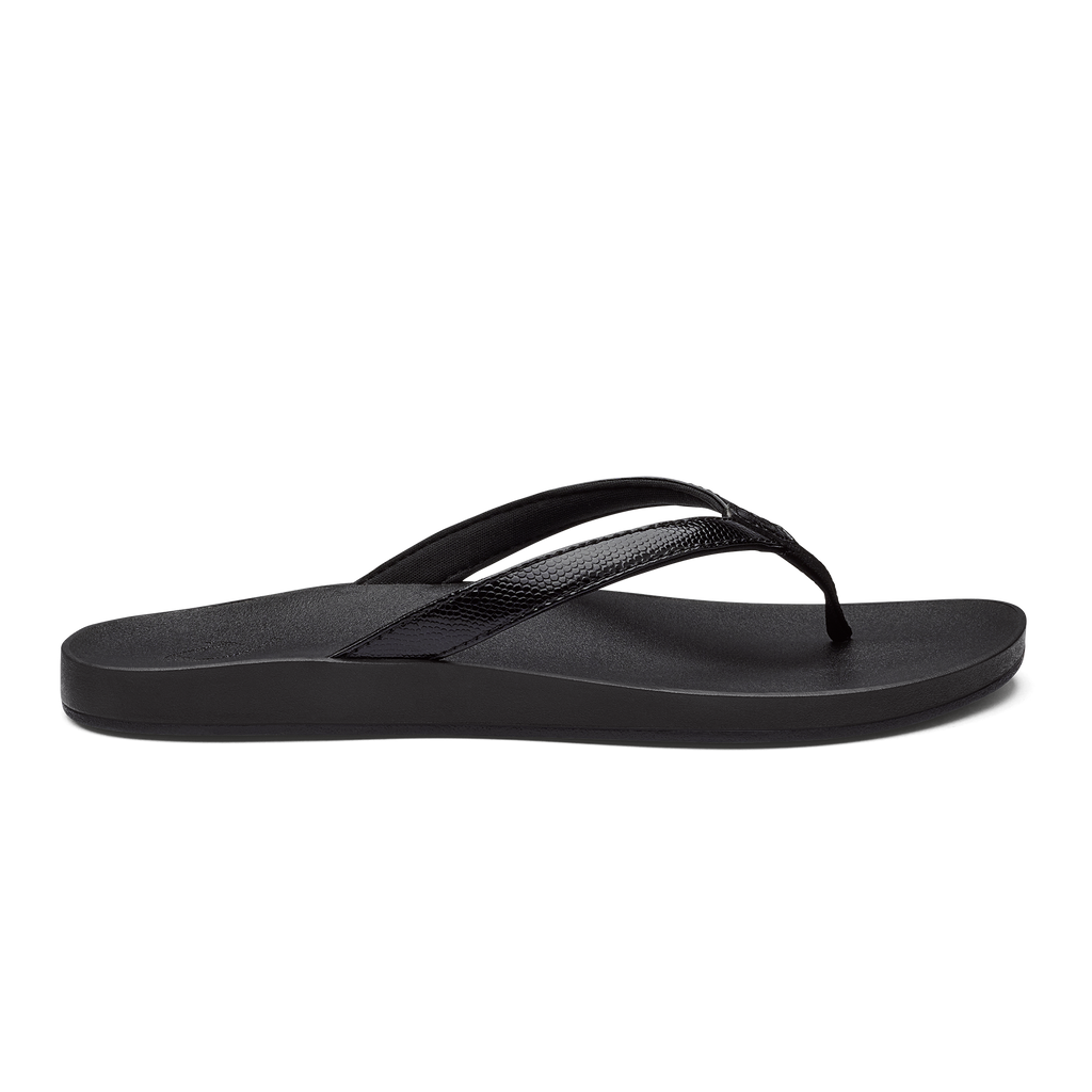 Olukai Womens Puawe Footwear Olukai Black/Black 6