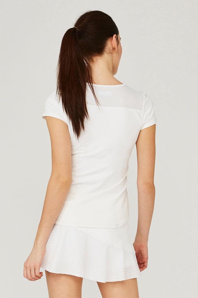 Lija Womens Elite Deep V Tee Apparel LIJA