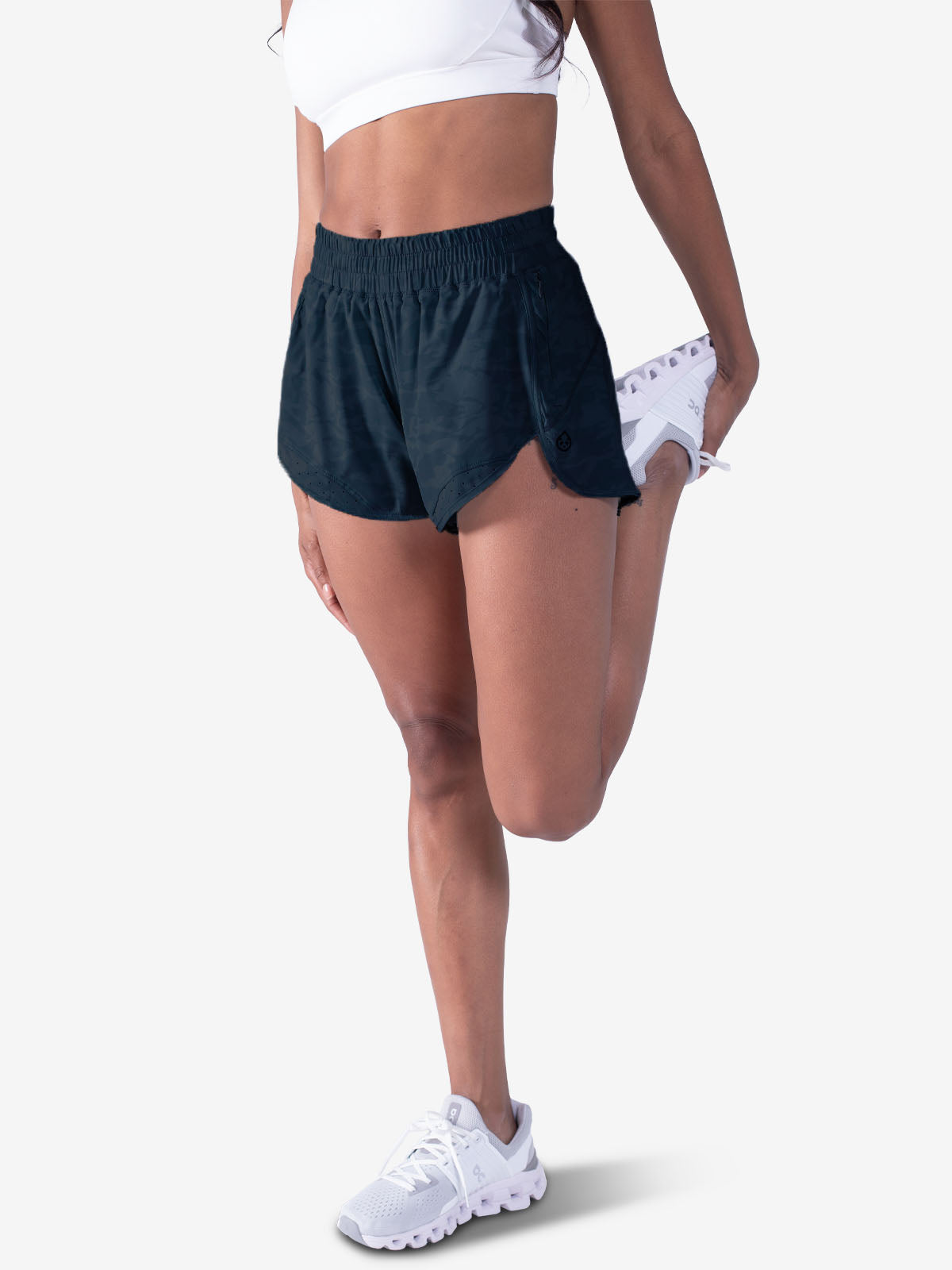 Tasc Womens Recess 4 Athletic Short 1 Apparel Tasc Black Camo-986 Small