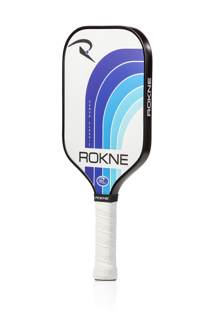 Rokne Curve Classic Pickleball Paddle Equipment Rokne Deep Sea