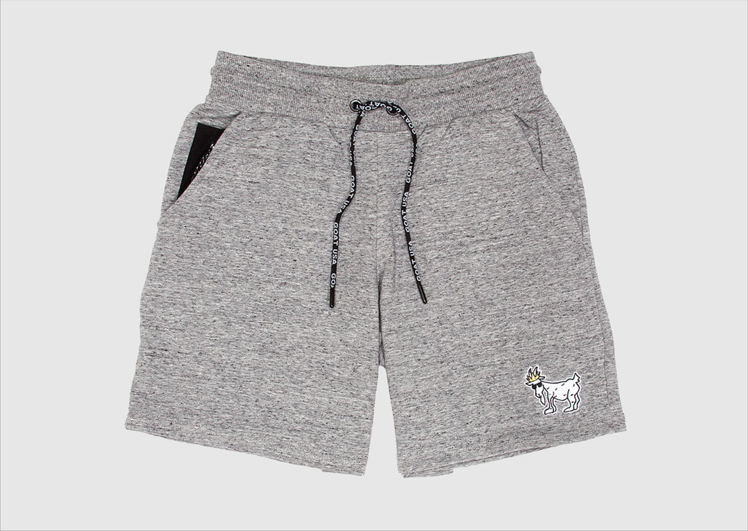 Goat USA Men's Relaxed Knit Shorts Apparel Goat USA Gray Heather Men's Small