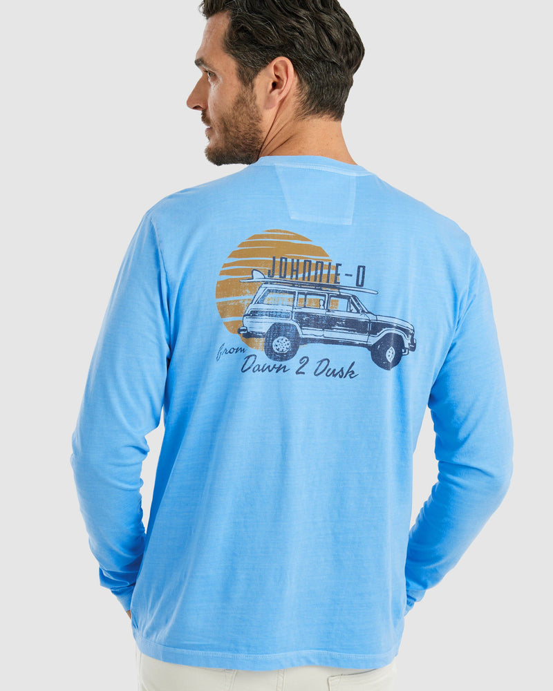 Johnnie O Surf Wagon Long Sleeve T Shirt Apparel Johnnie-O Malibu Small