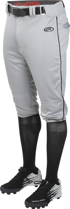 Rawlings Men's Launch Piped Knicker Pant Apparel Rawlings/Easton Blue Gray/Navy Small