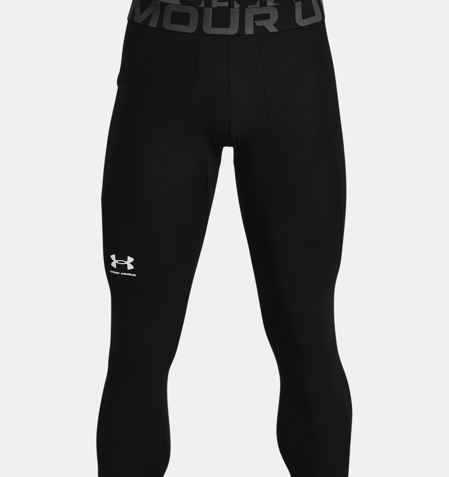 Under Armour Men's Heatgear Armour 3/4 Leggings Apparel Under Armour Black/White-001 Small