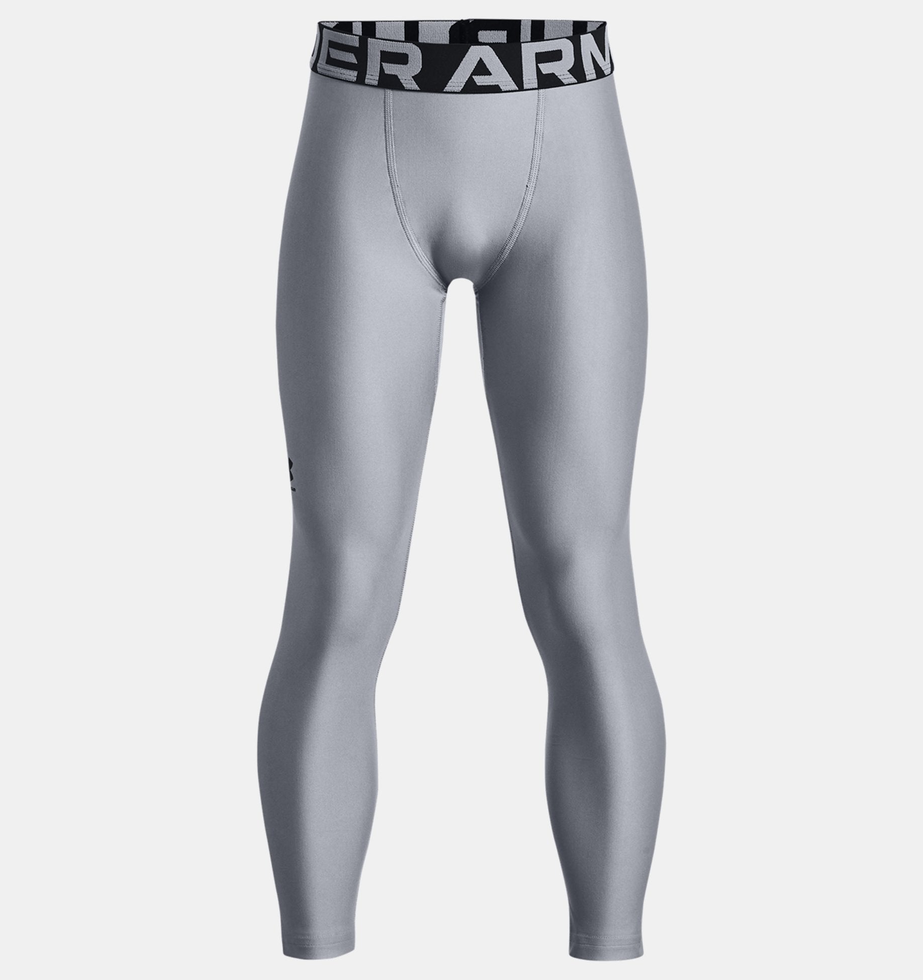 Under Armour Boys Heatgear R Armour Leggings Apparel Under Armour Steel-035 Youth Small