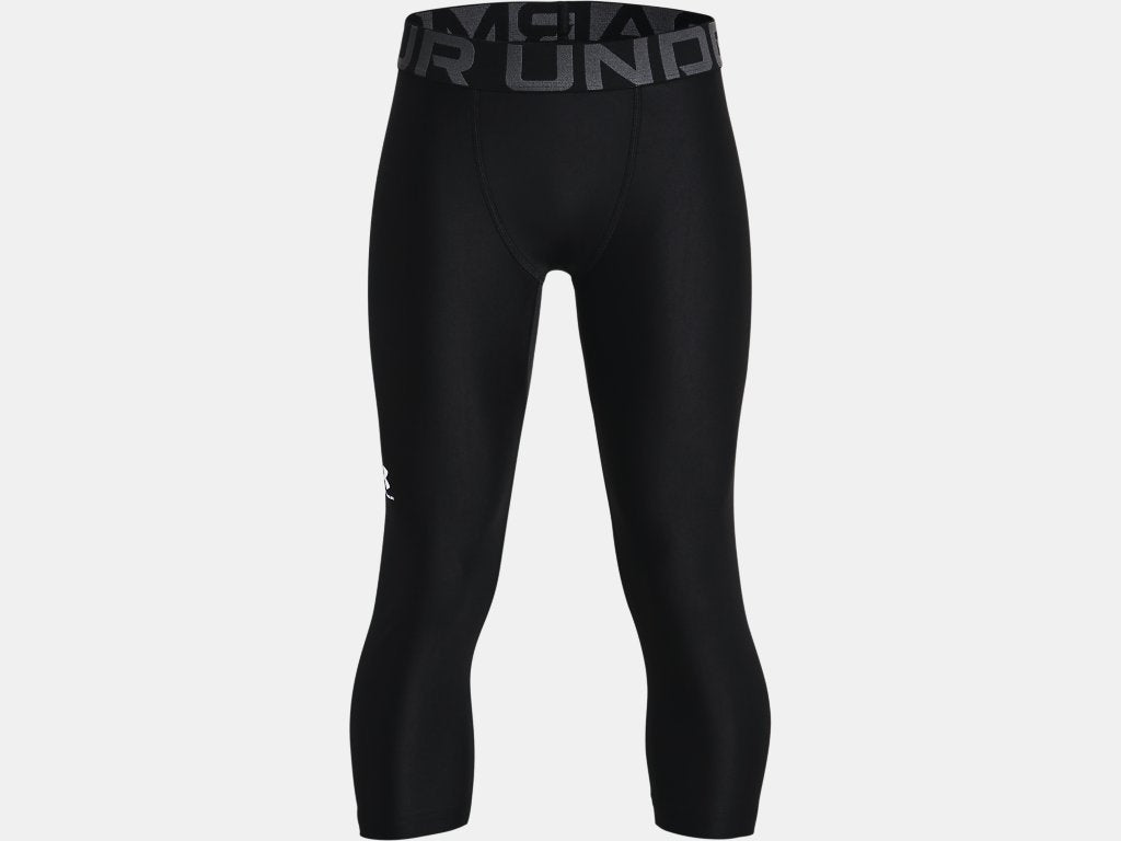 Under Armour Boys Heatgear R Armour Leggings 1 Apparel Under Armour Black-001 XSmall