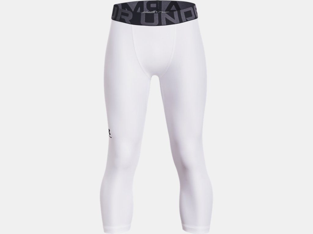 Under Armour Boys Heatgear R Armour Leggings 1 Apparel Under Armour White-100 XSmall