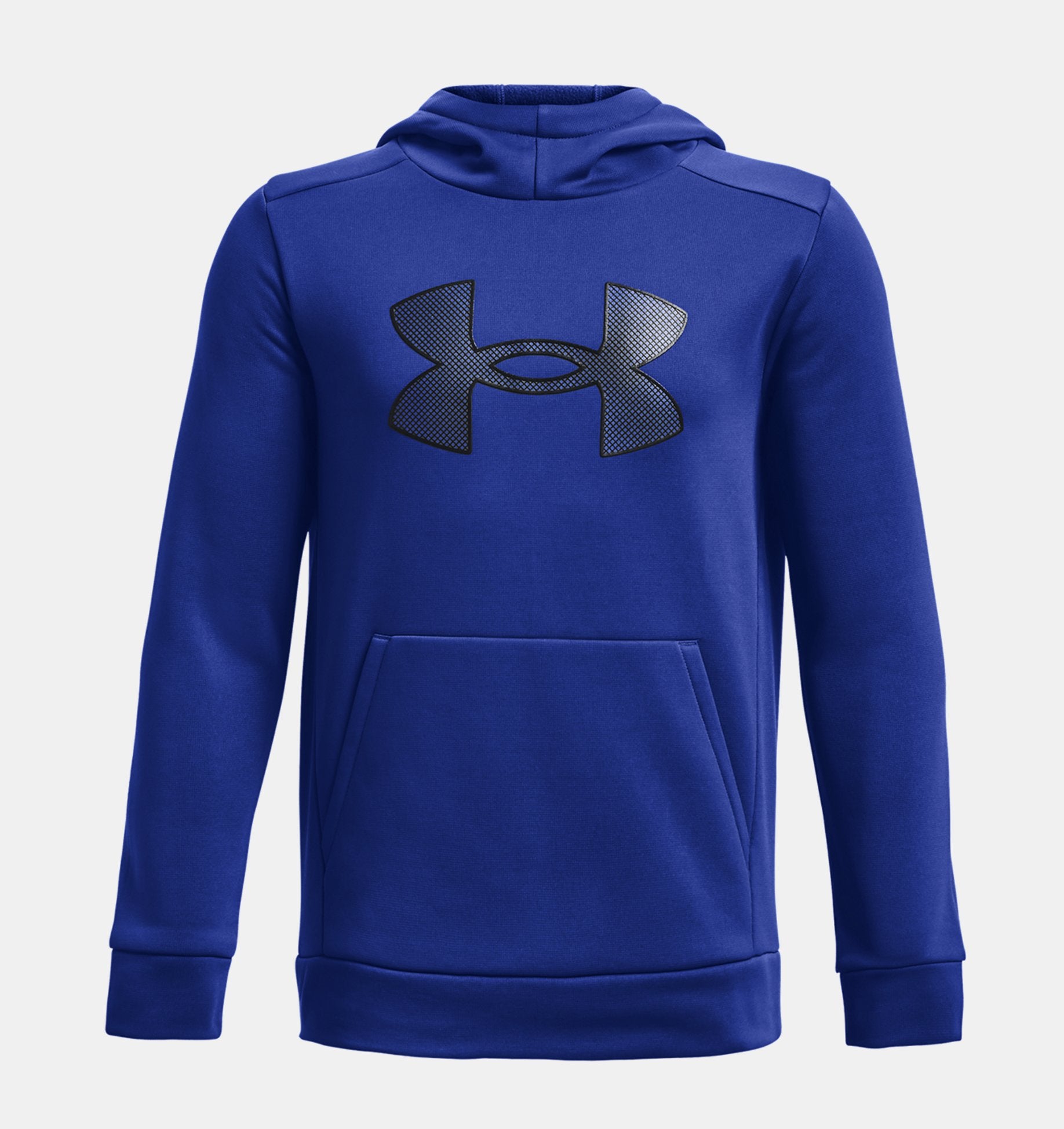 Under Armour Boys Armour Fleece Big Logo Hoodie Apparel Under Armour Royal / Black-400 Small