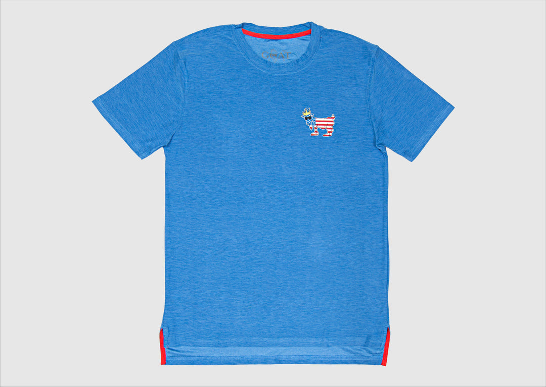 Goat USA Youth Freedom Athletic T-Shirt Apparel Goat USA Royal Youth Small