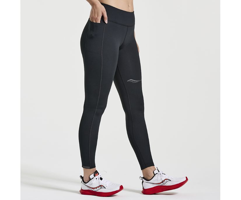 Saucony Womens Solstice 2 0 Tight Apparel Saucony XSmall Black-BK