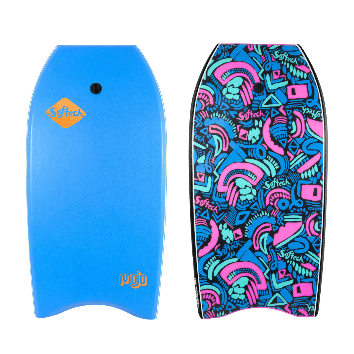 Softech Mojo Bodyboard Equipment Keeper Sports 38" Blue Retro