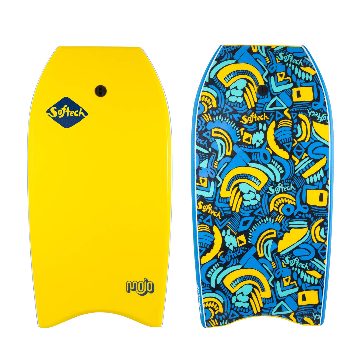 Softech Mojo Bodyboard Equipment Keeper Sports 38" Yellow Retro
